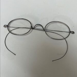Classic Silver Wireframe Glasses